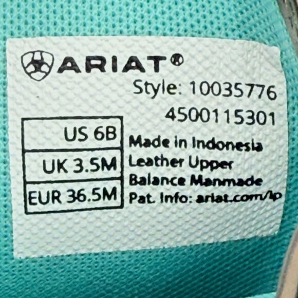 Ariat Womens Leather/Suede Dark Cotage Turquoise Anthem Shortie Boots Sz 6B NWOB - Picture 11 of 15